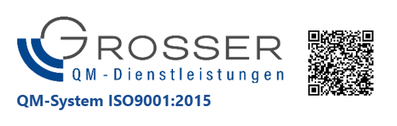 Grosser QM-Dienstleistungen – QM-System ISO 9001:2015